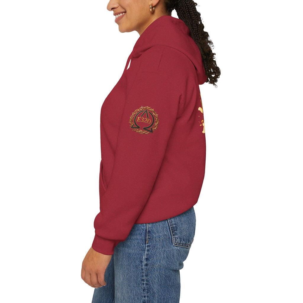 Gold Crown Hoodie — Regal Graphic Pullover for King/Queen Vibe