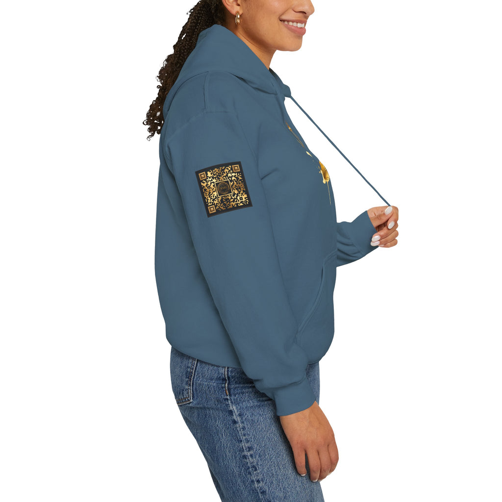 Gold Crown Hoodie — Regal Graphic Pullover for King/Queen Vibe