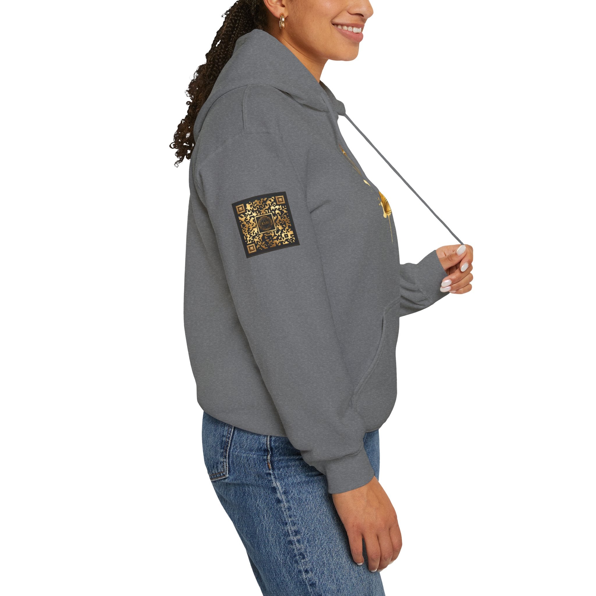 Gold Crown Hoodie — Regal Graphic Pullover for King/Queen Vibe