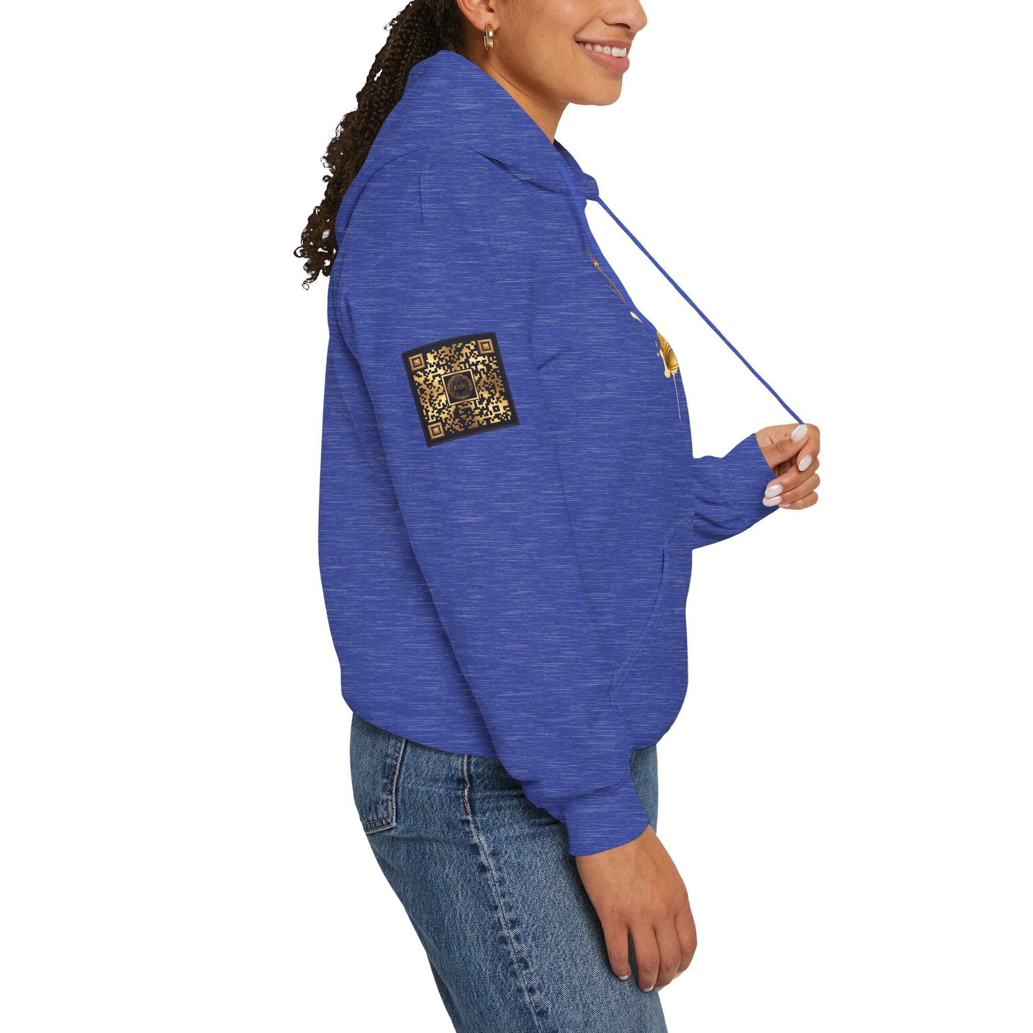 Gold Crown Hoodie — Regal Graphic Pullover for King/Queen Vibe