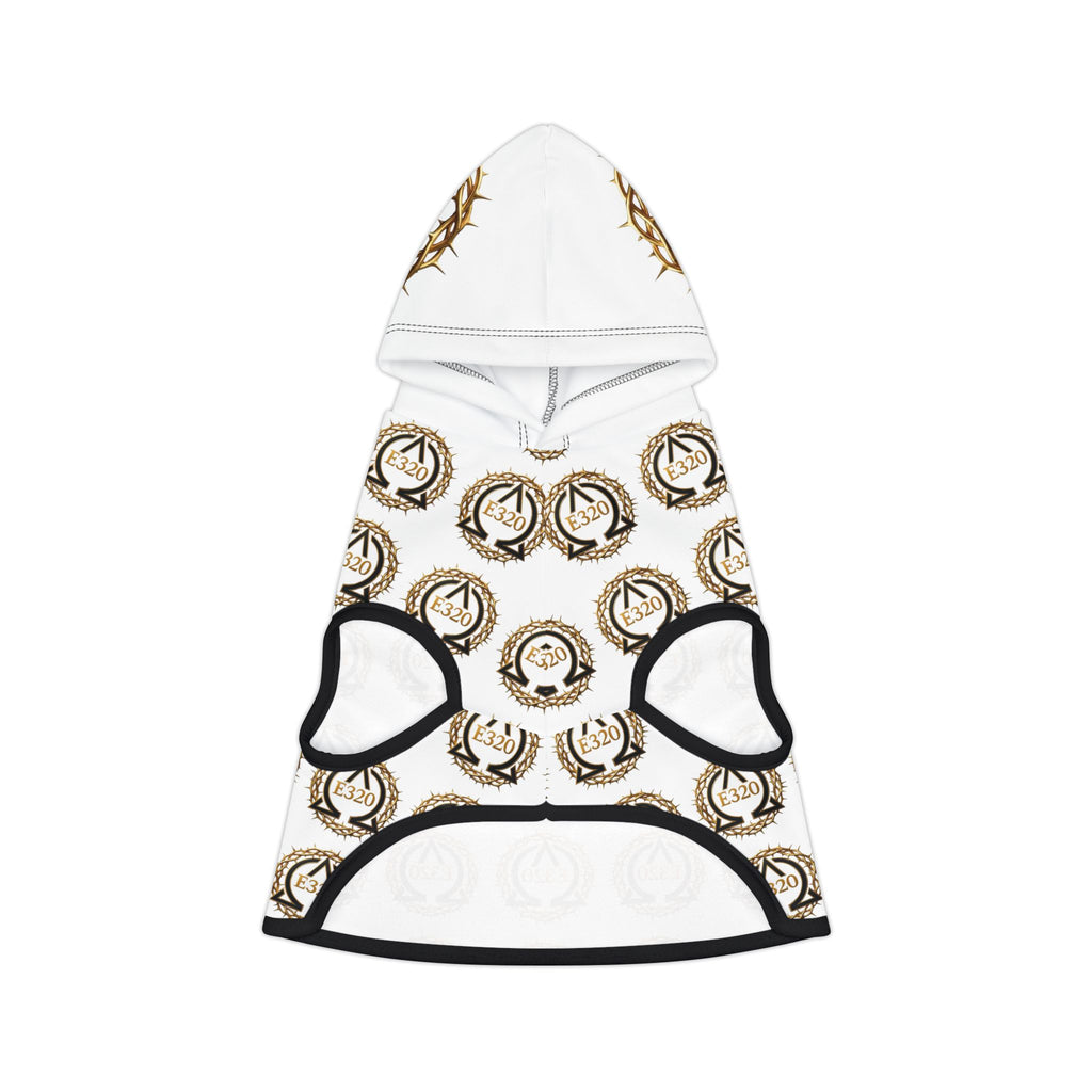 Pet Hoodie — Golden Crown Alpha and Omega Patterned Dog & Cat Hoodie