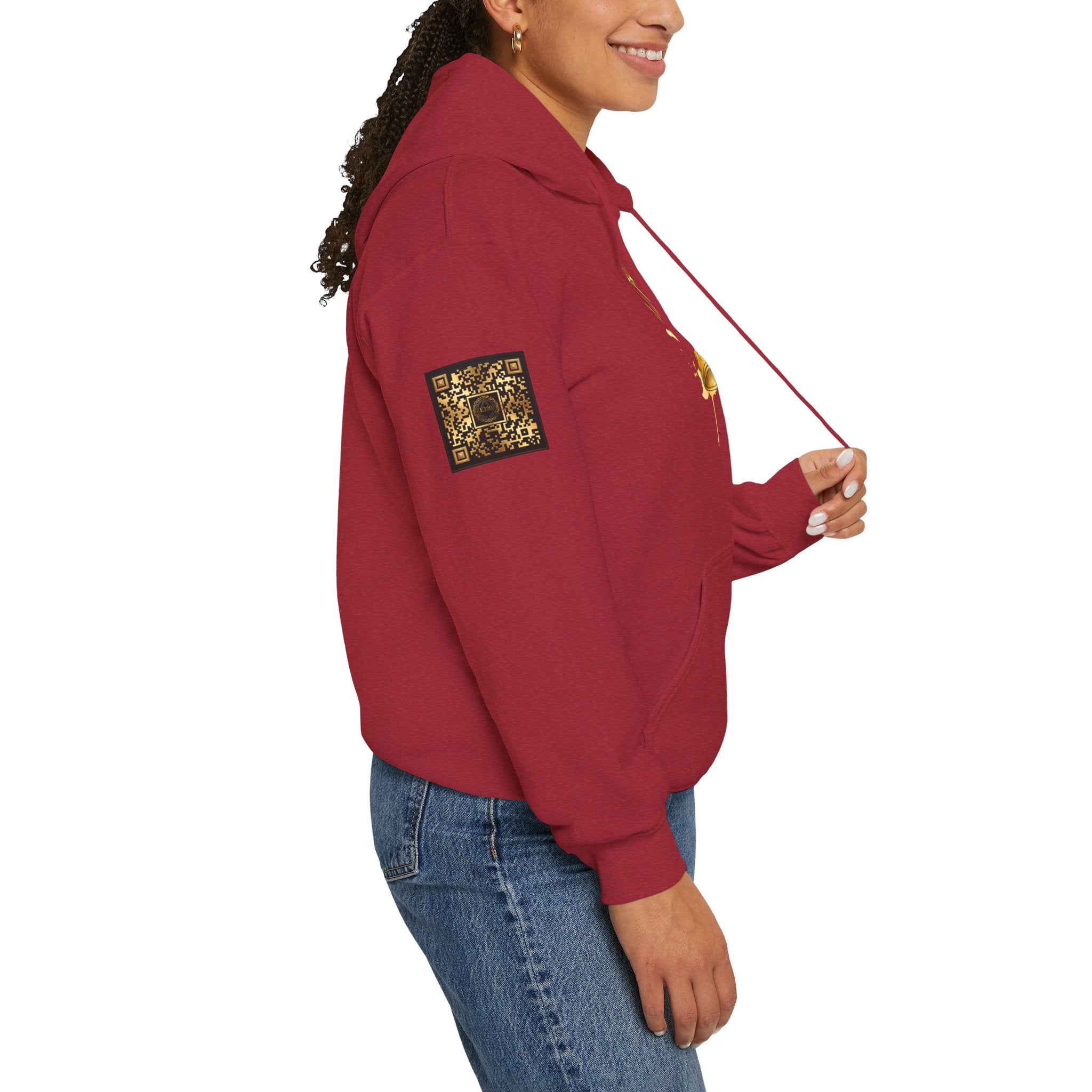 Gold Crown Hoodie — Regal Graphic Pullover for King/Queen Vibe