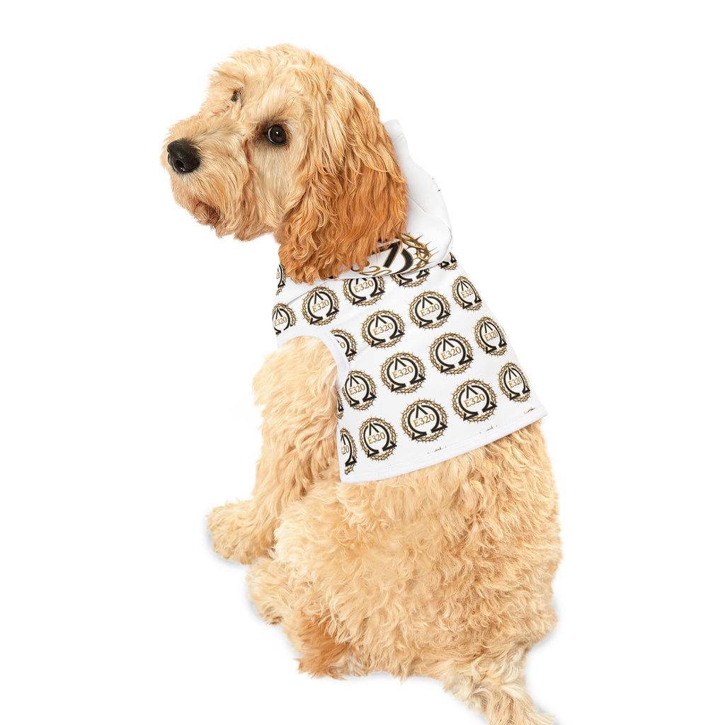 Pet Hoodie — Golden Crown Alpha and Omega Patterned Dog & Cat Hoodie