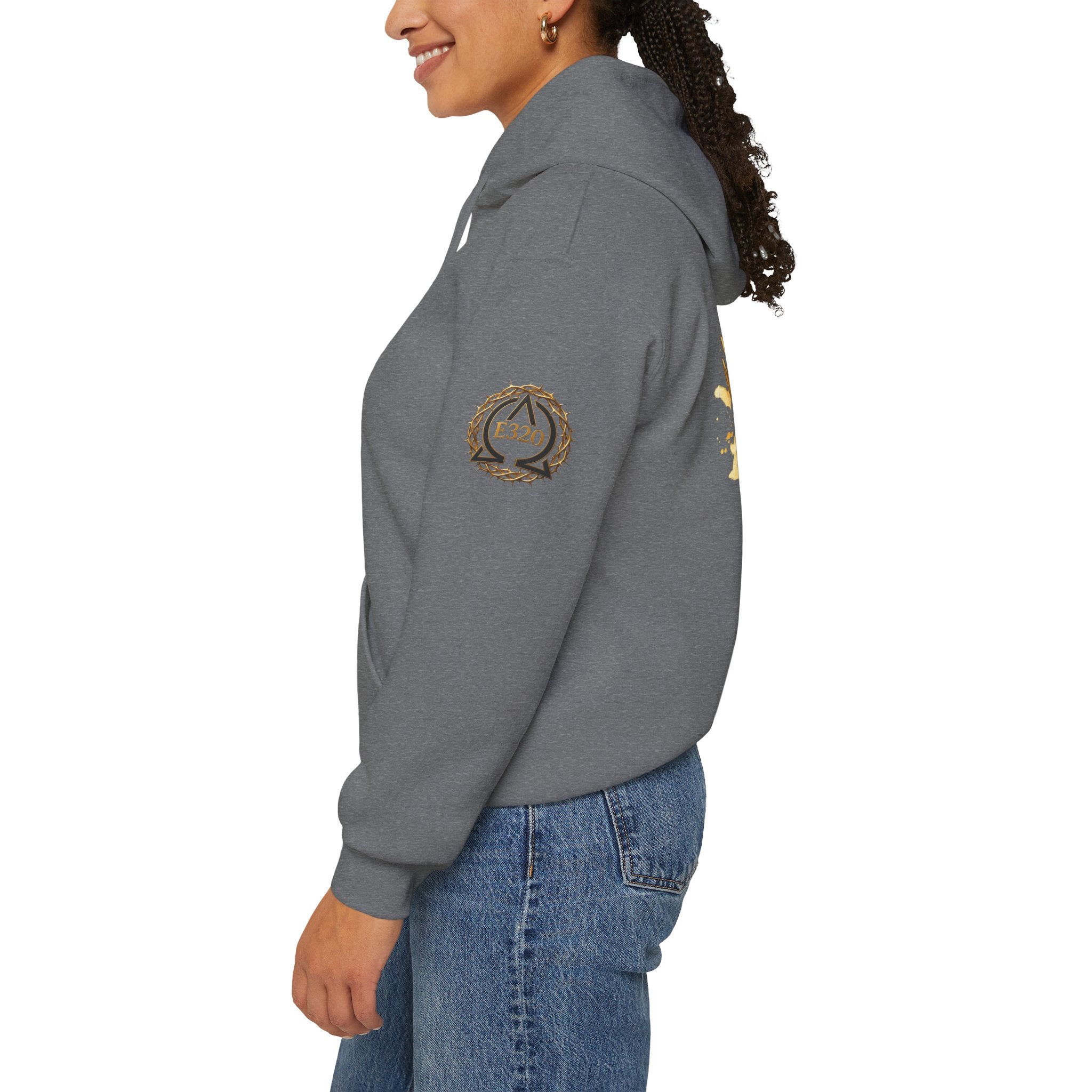 Gold Crown Hoodie — Regal Graphic Pullover for King/Queen Vibe