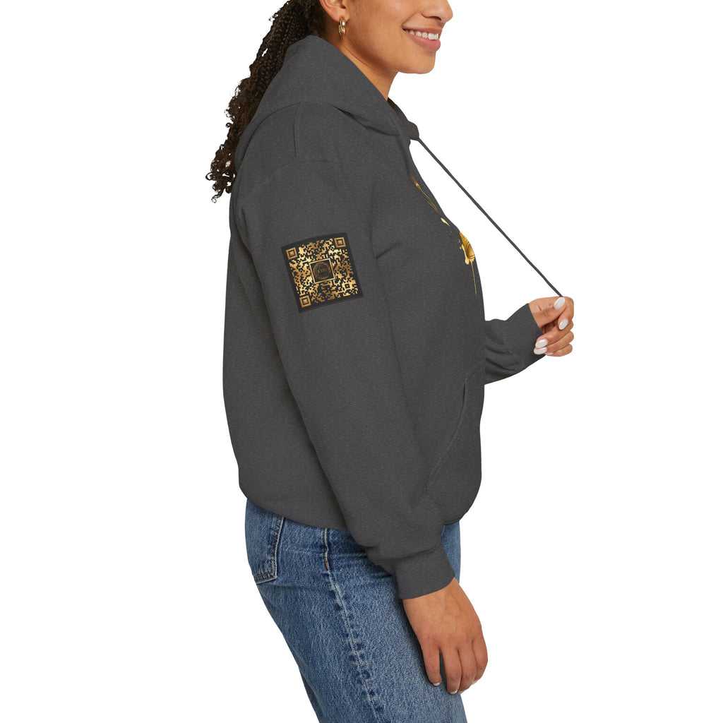 Gold Crown Hoodie — Regal Graphic Pullover for King/Queen Vibe