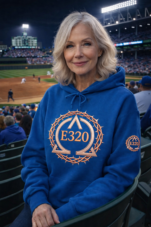 Hoodie — E320 Crown of Thorns Crest Graphic Pullover