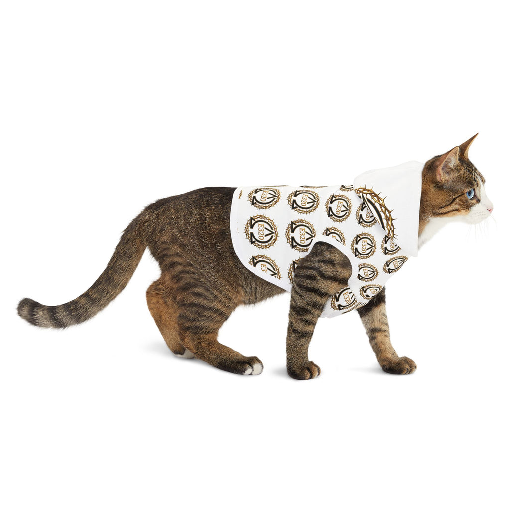 Pet Hoodie — Golden Crown Alpha and Omega Patterned Dog & Cat Hoodie