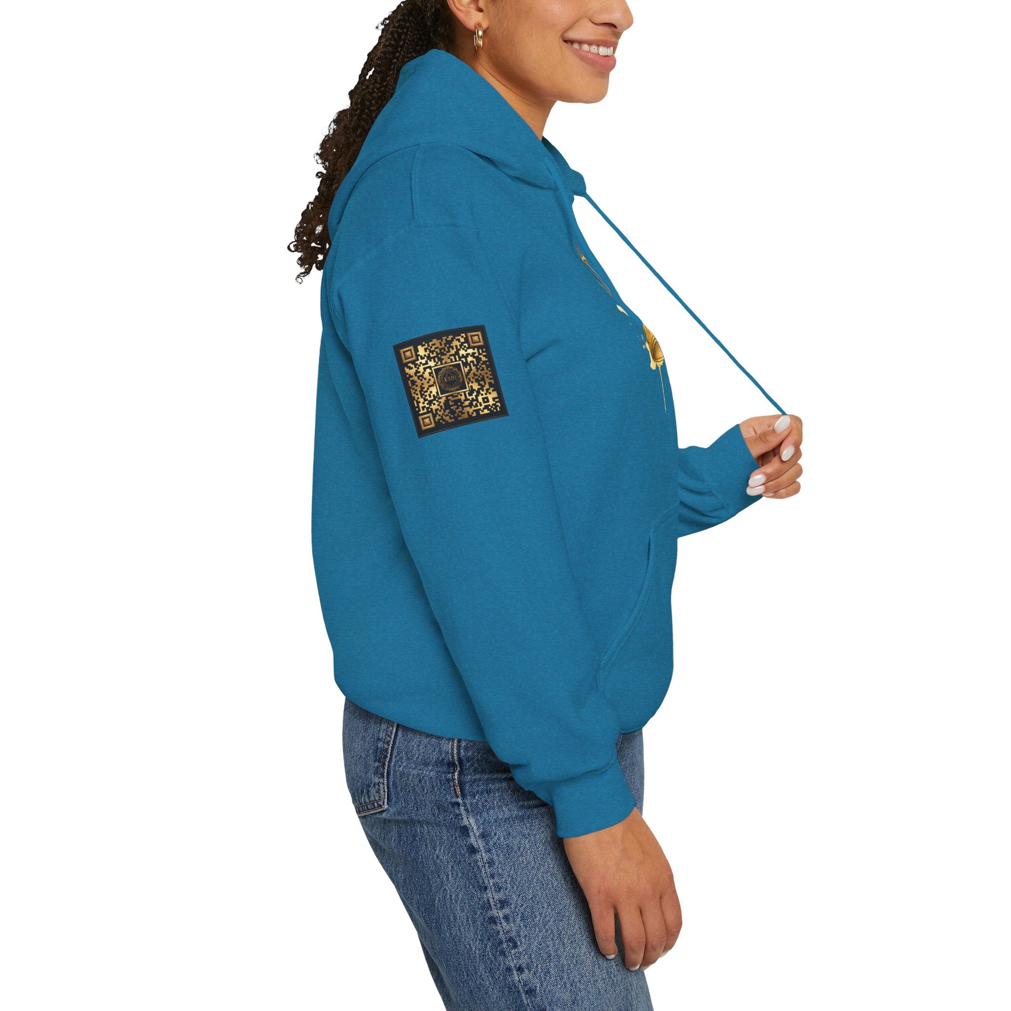 Gold Crown Hoodie — Regal Graphic Pullover for King/Queen Vibe