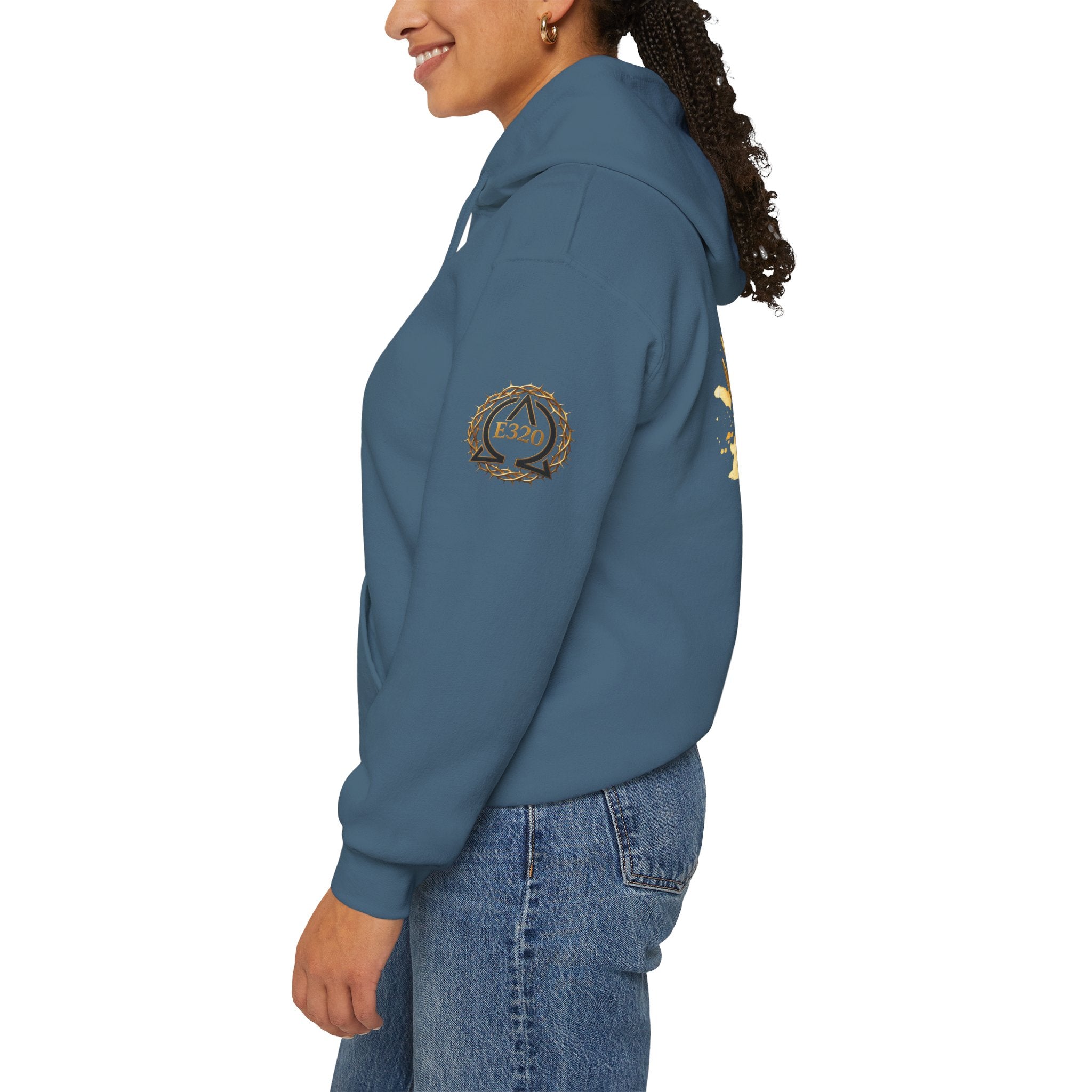 Gold Crown Hoodie — Regal Graphic Pullover for King/Queen Vibe