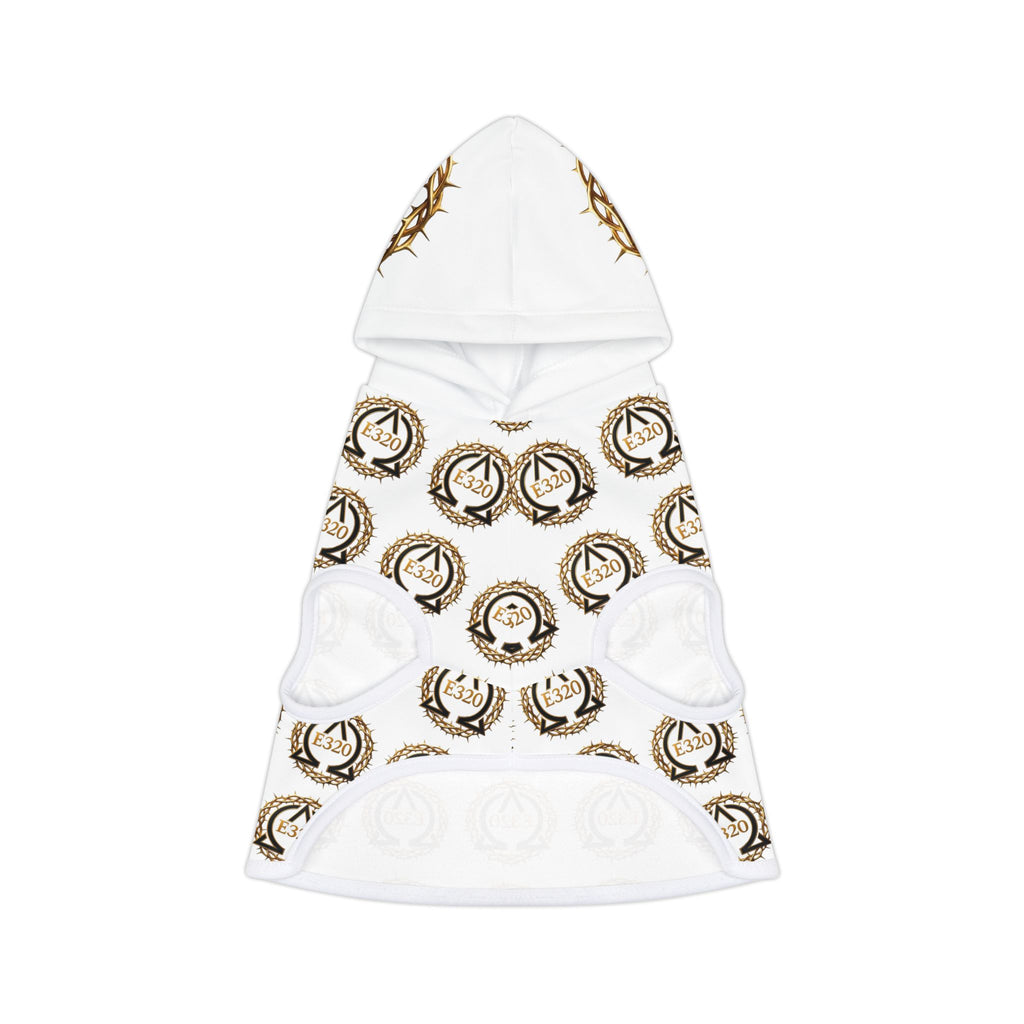 Pet Hoodie — Golden Crown Alpha and Omega Patterned Dog & Cat Hoodie