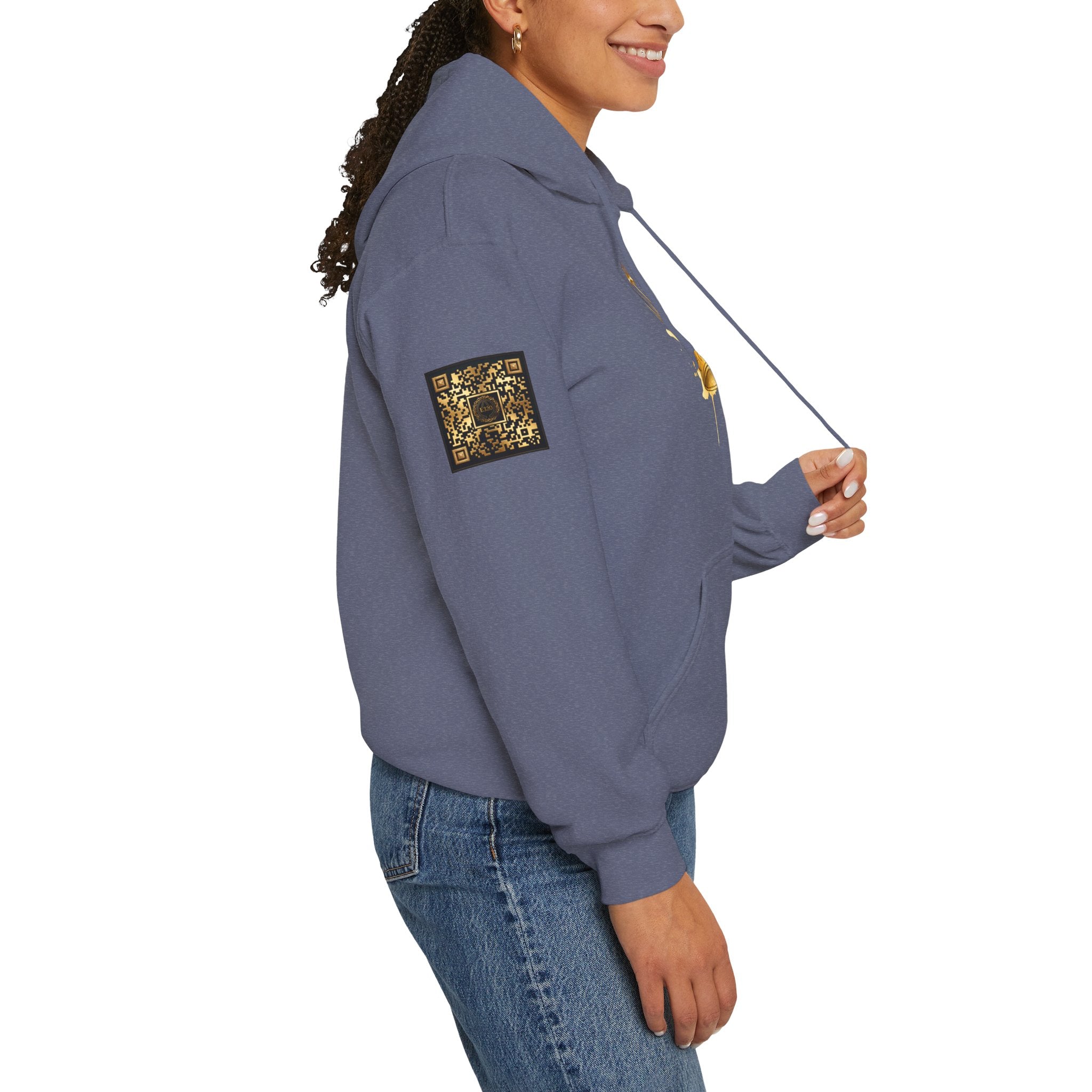 Gold Crown Hoodie — Regal Graphic Pullover for King/Queen Vibe