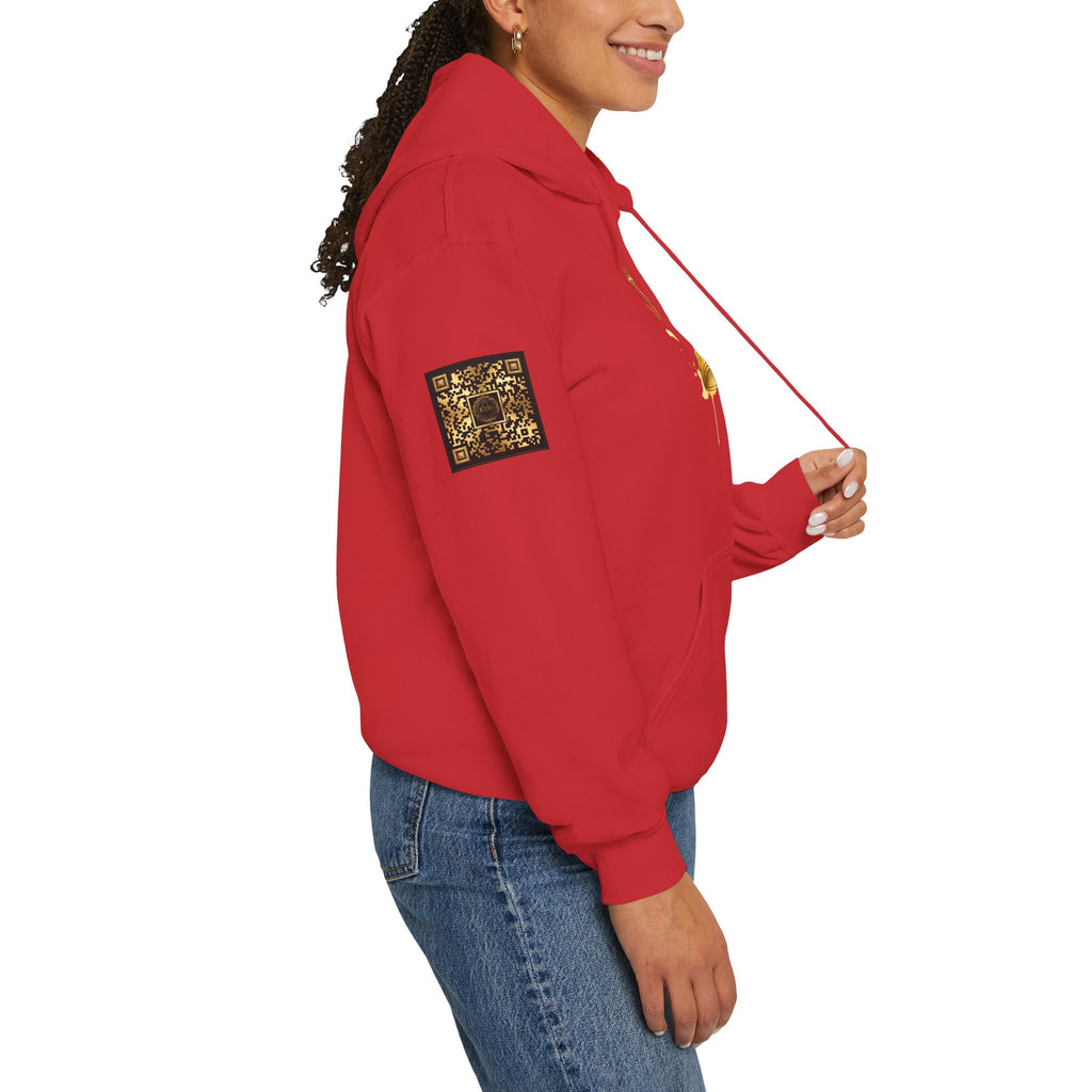 Gold Crown Hoodie — Regal Graphic Pullover for King/Queen Vibe