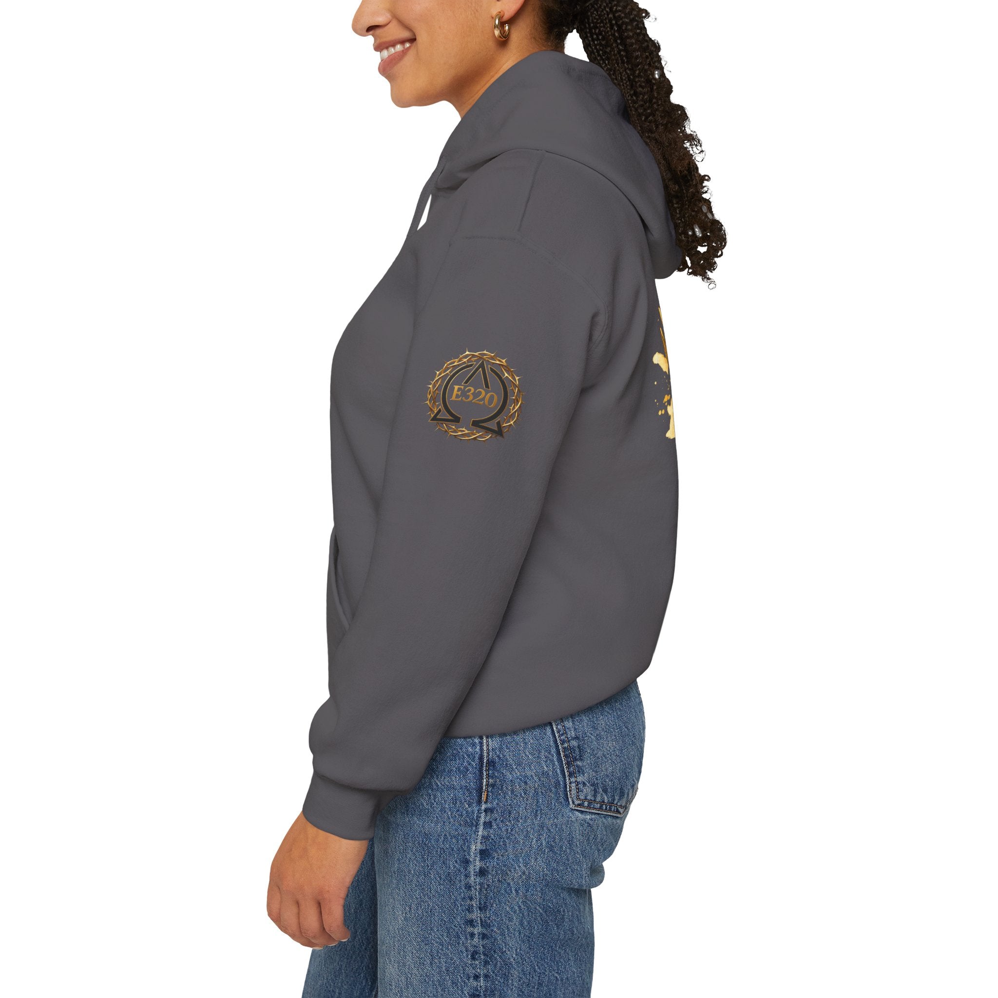 Gold Crown Hoodie — Regal Graphic Pullover for King/Queen Vibe