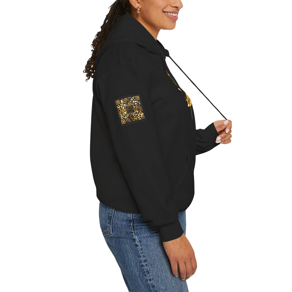 Gold Crown Hoodie — Regal Graphic Pullover for King/Queen Vibe