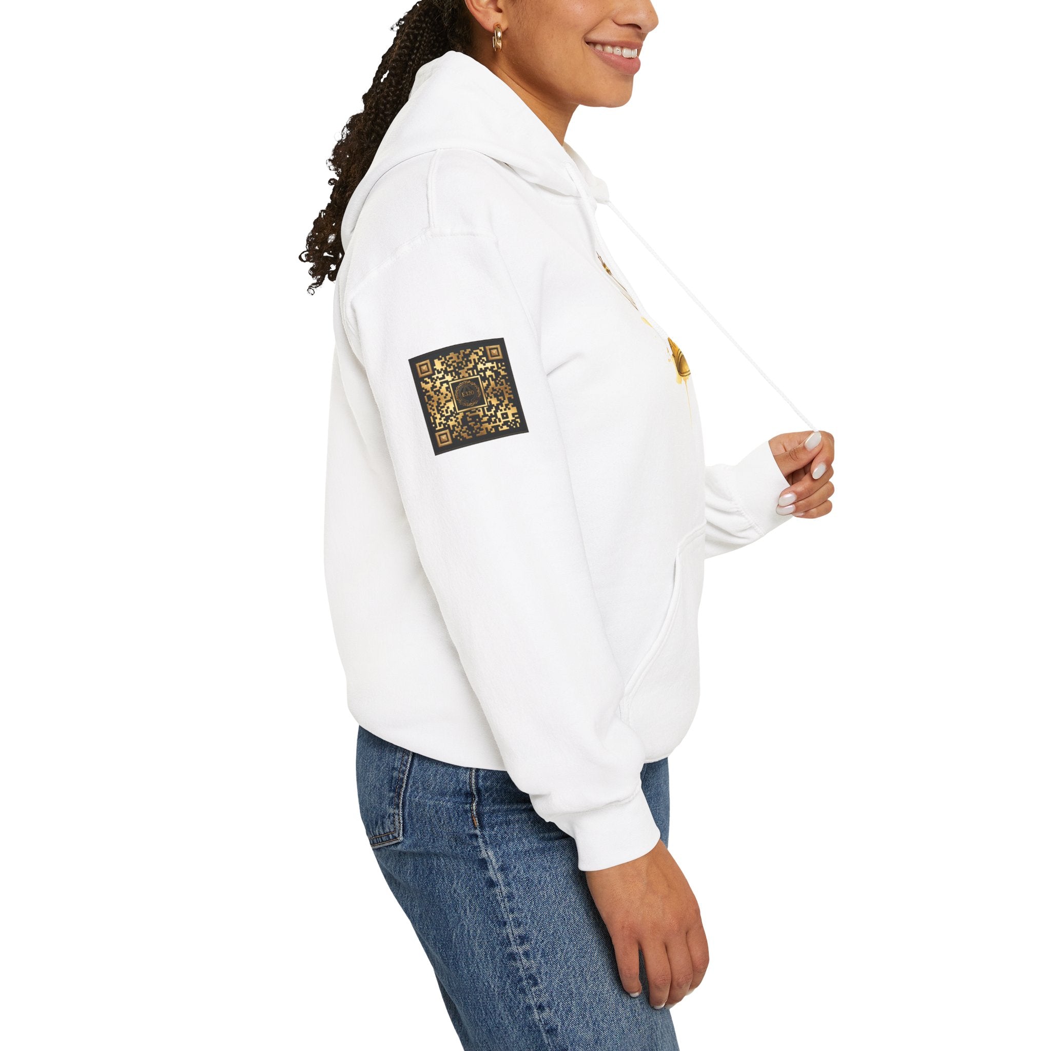 Gold Crown Hoodie — Regal Graphic Pullover for King/Queen Vibe