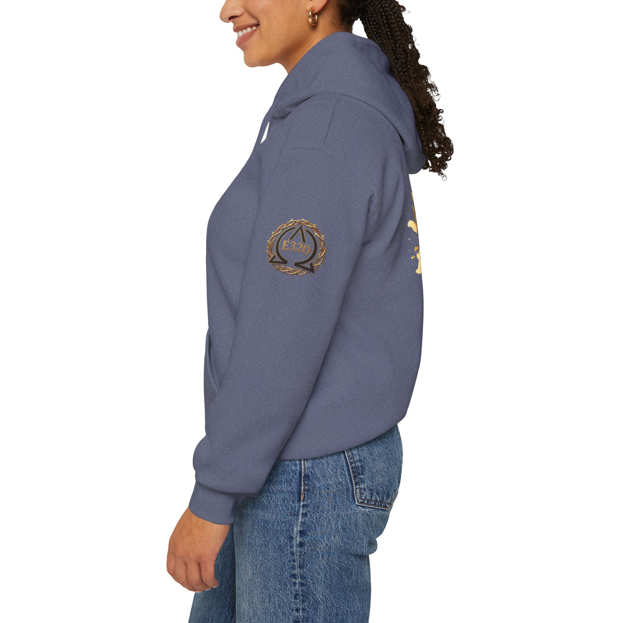 Gold Crown Hoodie — Regal Graphic Pullover for King/Queen Vibe