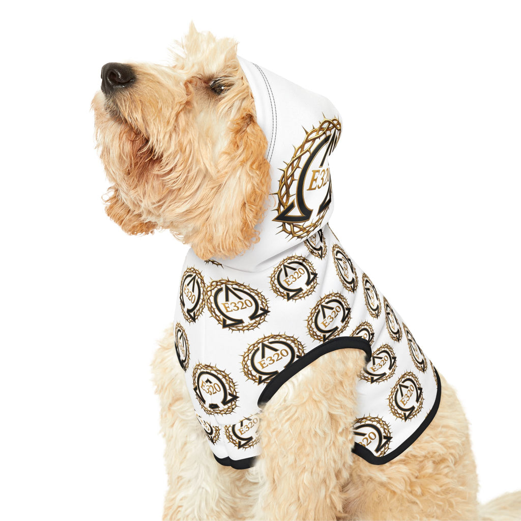 Pet Hoodie — Golden Crown Alpha and Omega Patterned Dog & Cat Hoodie