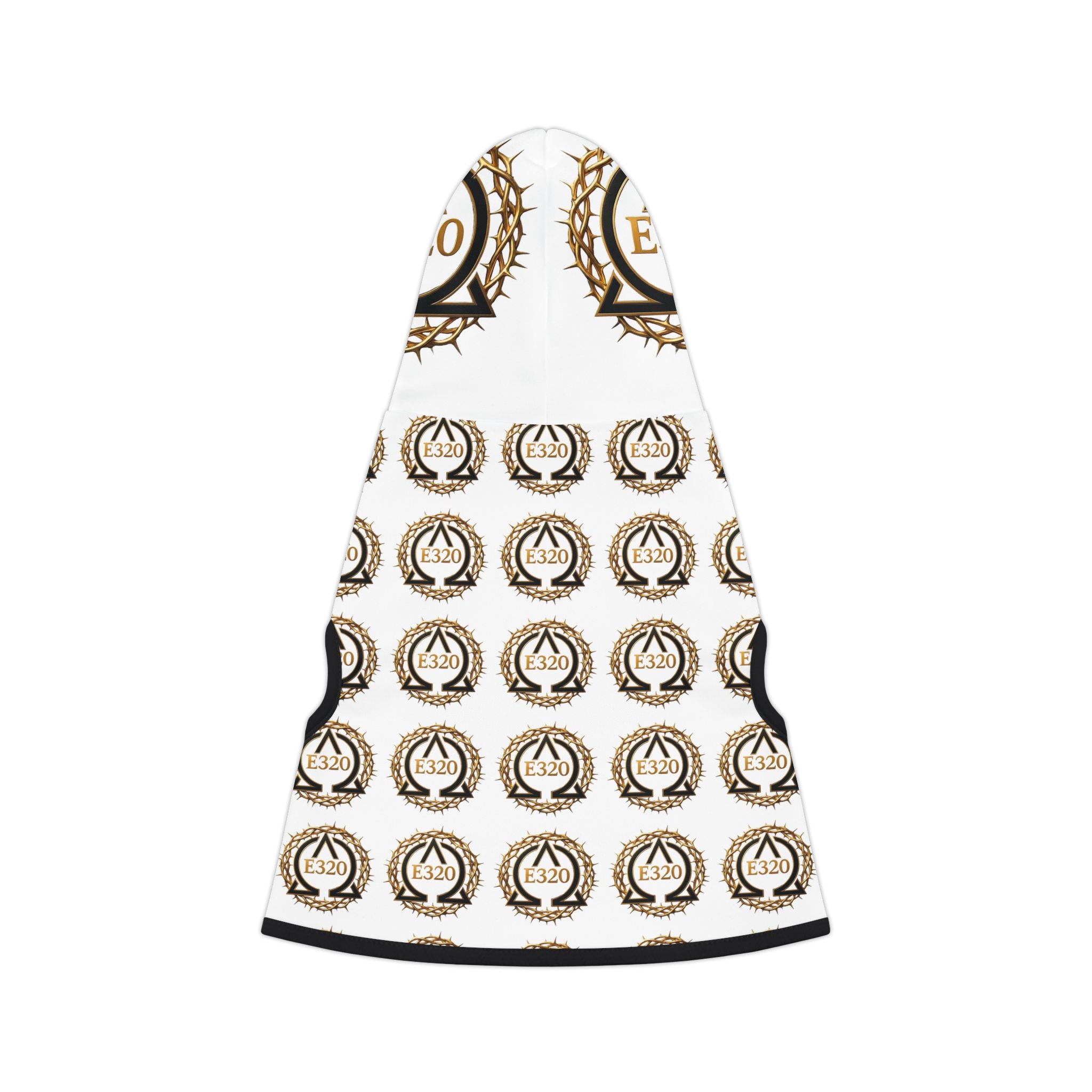 Pet Hoodie — Golden Crown Alpha and Omega Patterned Dog & Cat Hoodie