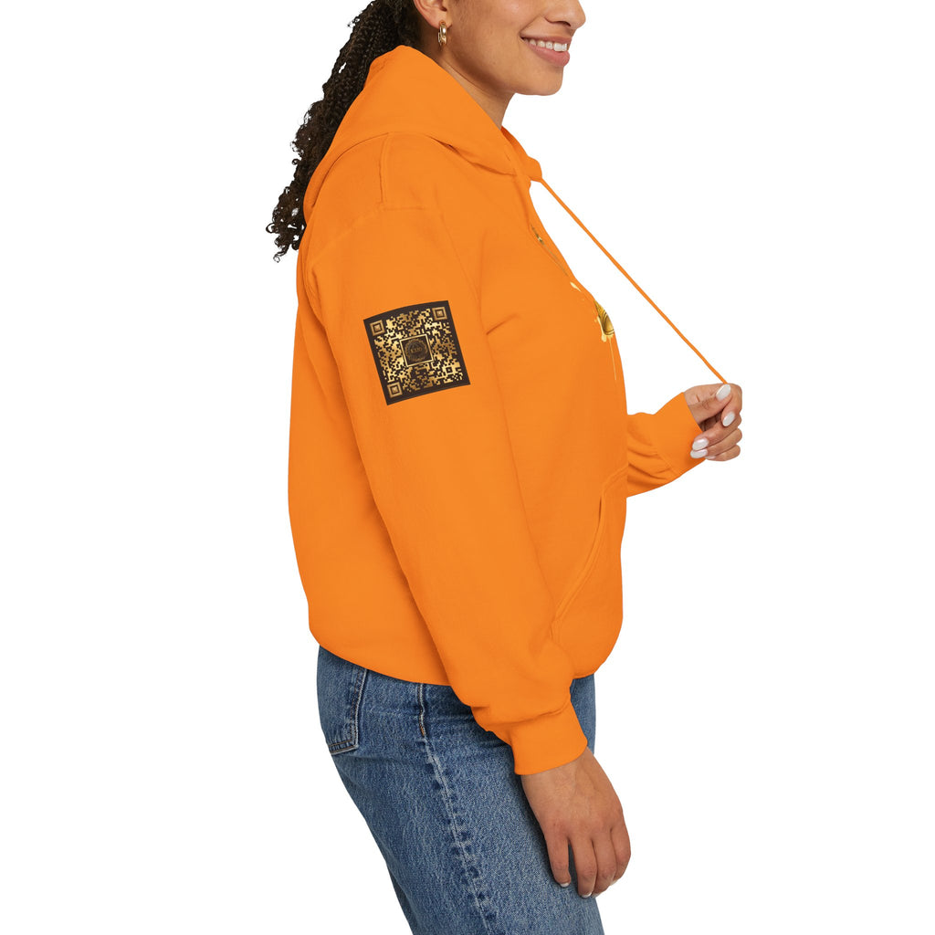 Gold Crown Hoodie — Regal Graphic Pullover for King/Queen Vibe